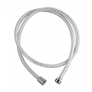 FLEXIBLE DE DOUCHE PVC SOFT BLANC/CHROME - 1M50